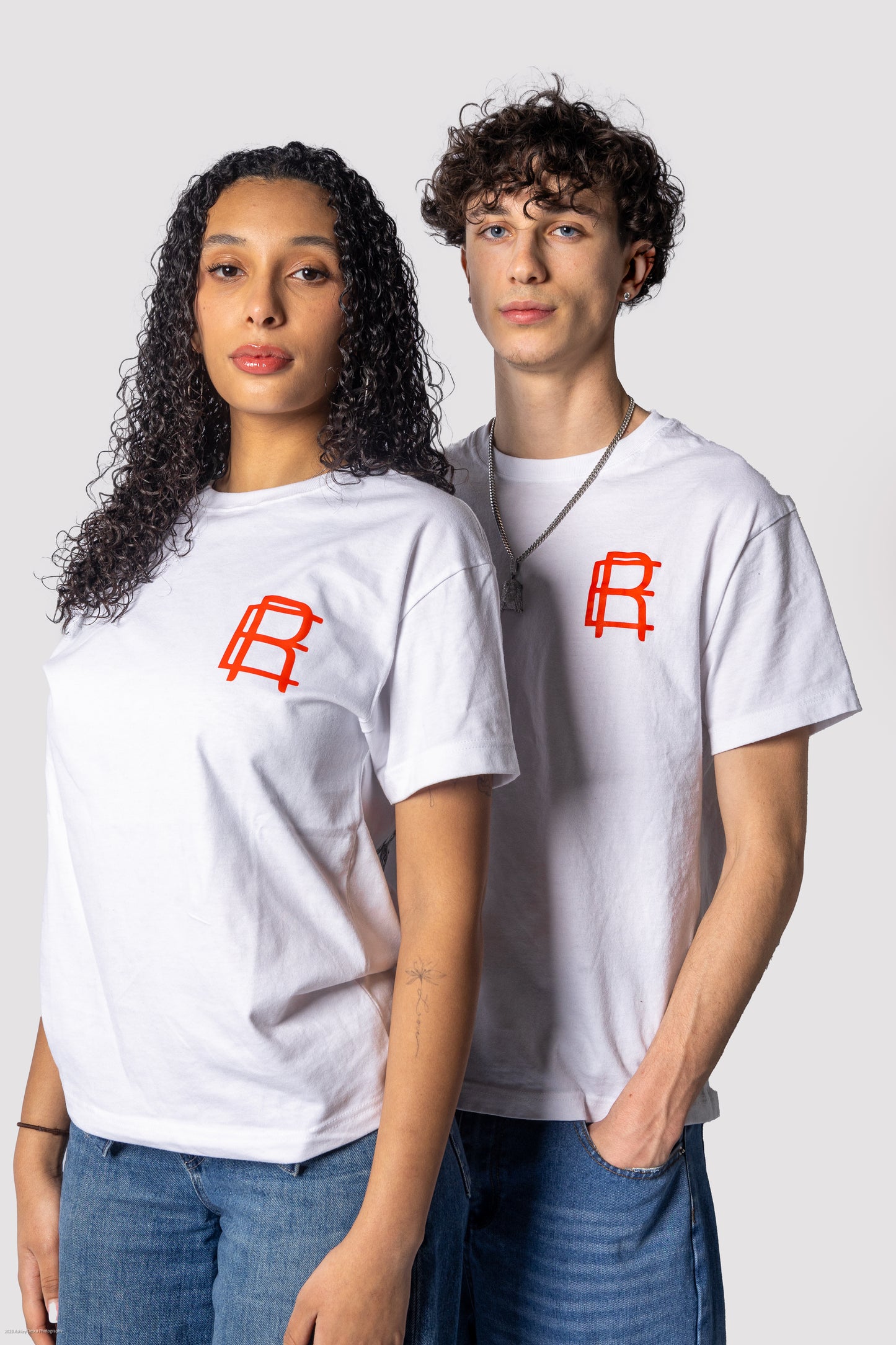 MEMBERS ONLY TEE- WHITE & RED