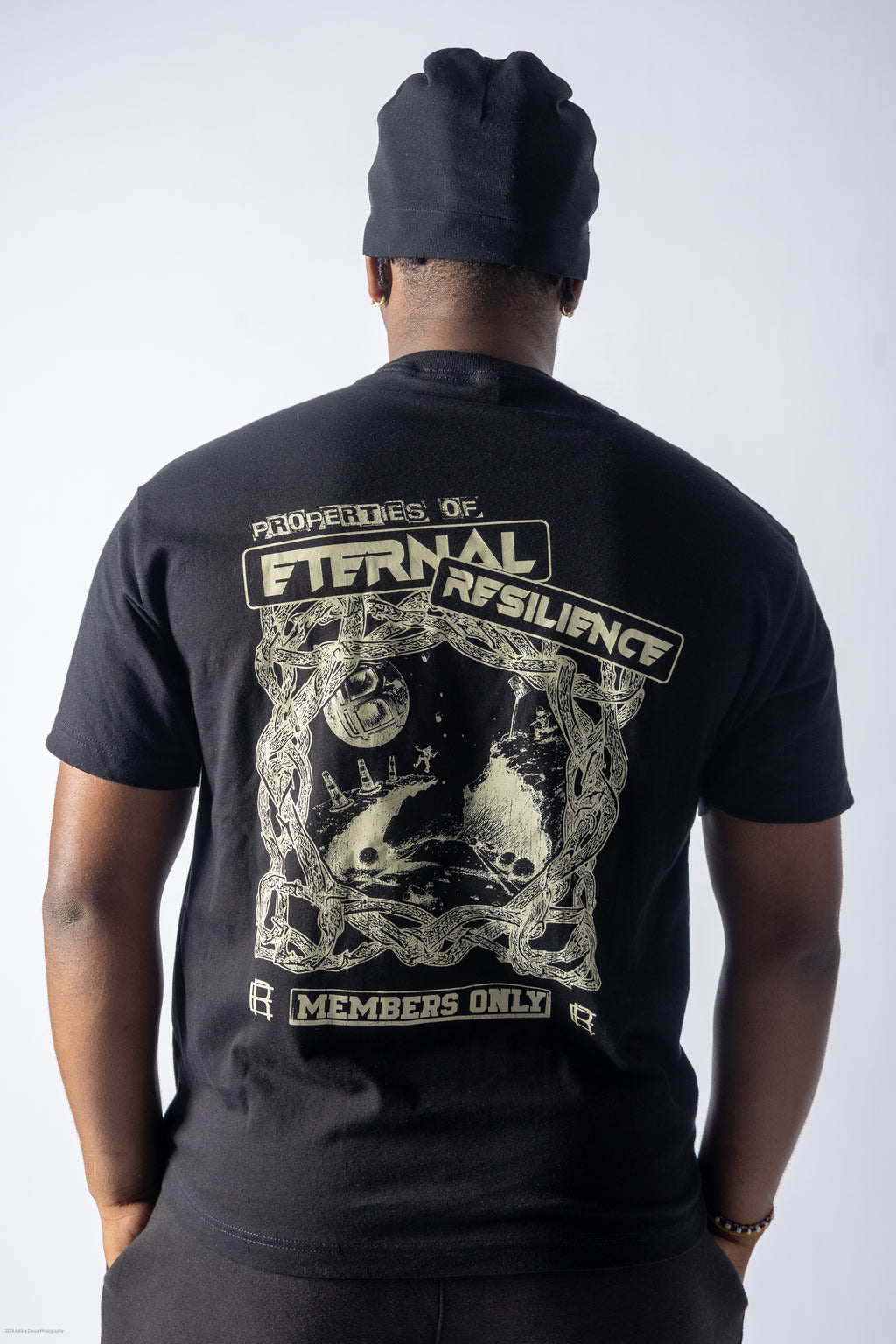 MEMBERS ONLY TEE- BLACK & WHITE