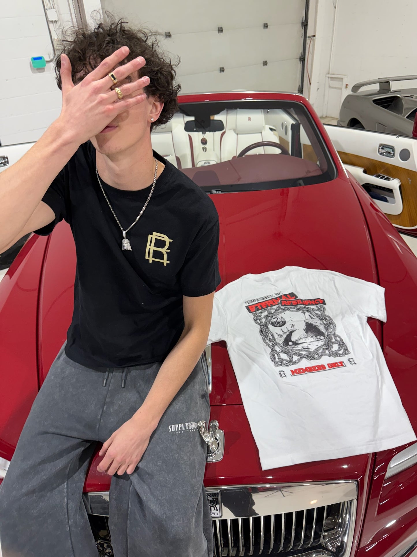 MEMBERS ONLY TEE- BLACK & WHITE