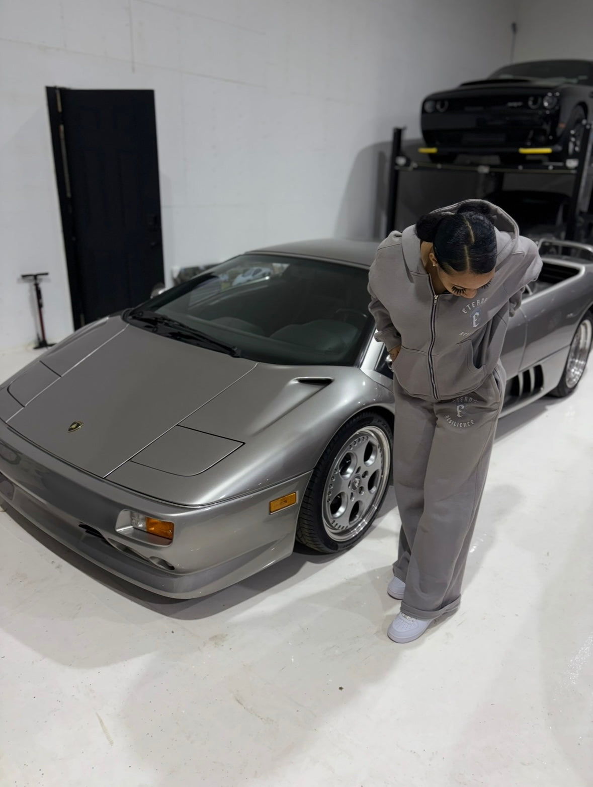 RESILIENCE SWEATPANTS- GREY & BLUE