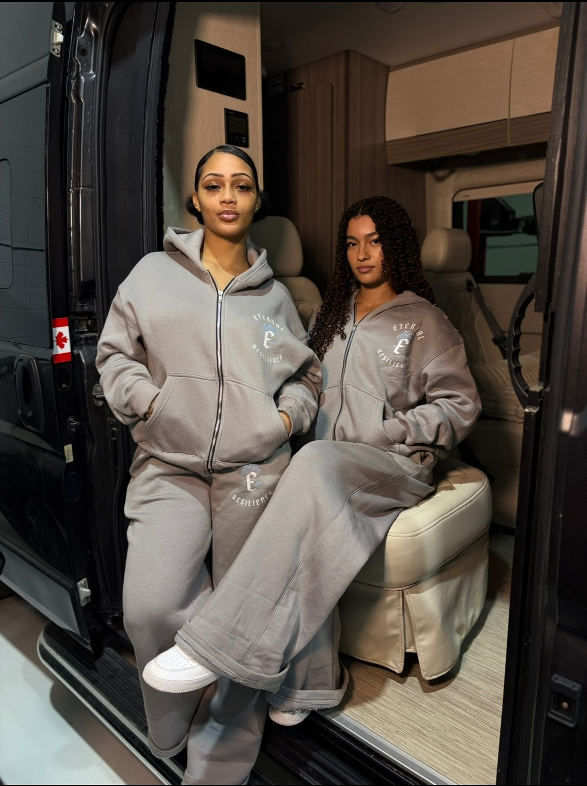 RESILIENCE TRACKSUIT SET- GREY & BLUE