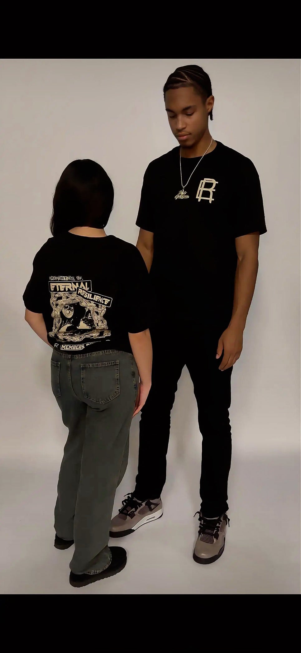 MEMBERS ONLY TEE- BLACK & WHITE